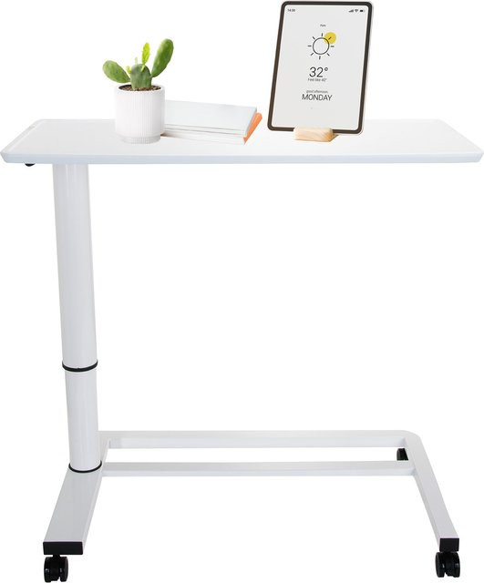 hjh OFFICE Stehschreibtisch STAND II mit MDF Platte und Stahlgestell auf Rollen - Bild 1