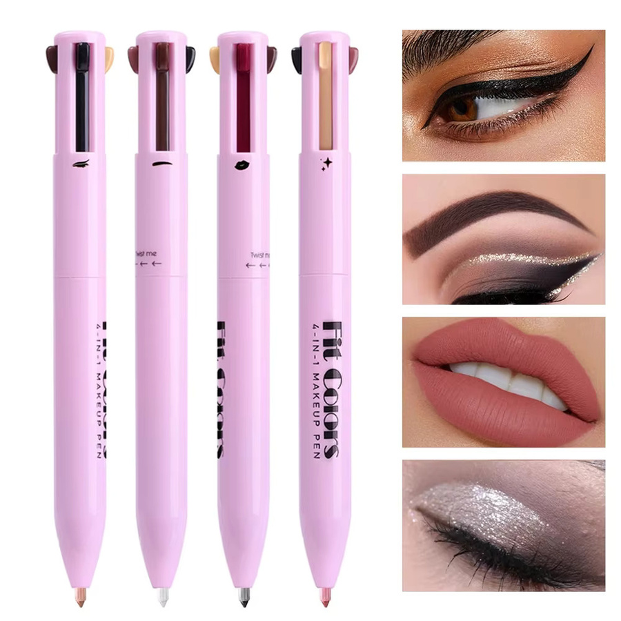 4-in-1 Lip Liner Eyeliner Augenbrauen Textmarker, wasserfest - Bild 4