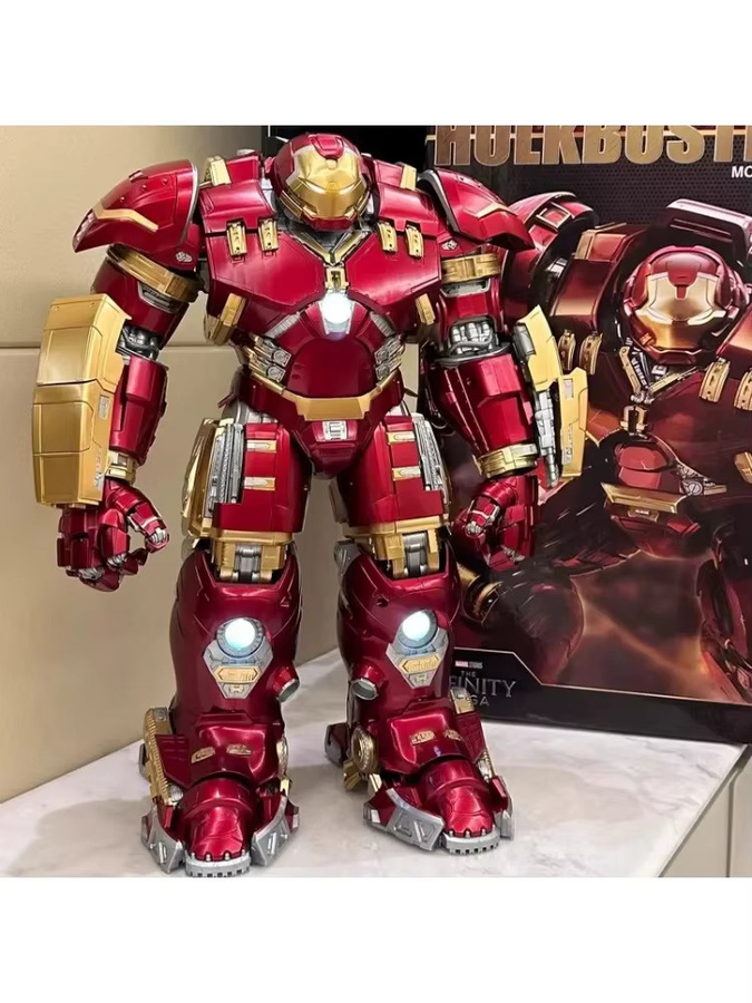 Fondjoy Iron Man Actionfigur, 1:7 Maßstab, Mark Hulkbuster Rüstung Bausatz - Bild 6