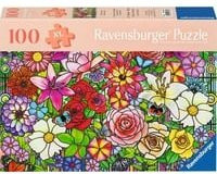 Ravensburger Feel Well & Puzzle Blumenfenster farbenfroh bunt mehrfarbig - Bild 1