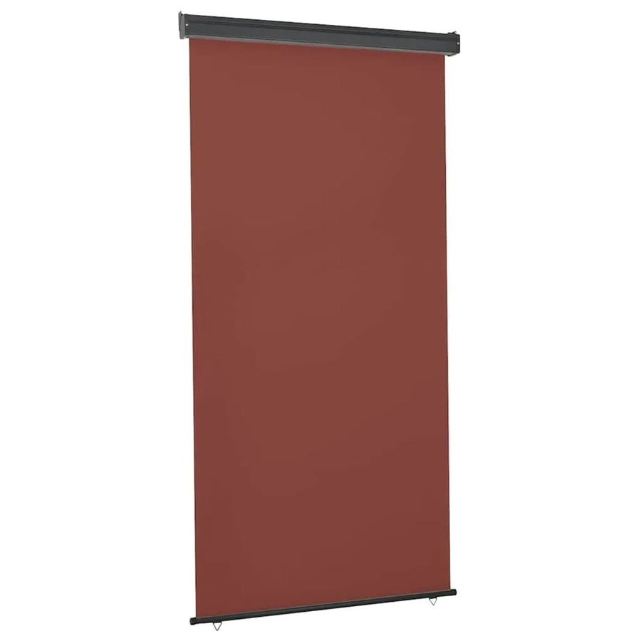 vidaXL Balkon-Seitenmarkise Braun aus Polyester mit B/H: 125 x 250 cm - Bild 2