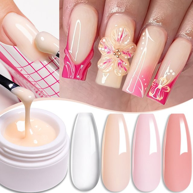 PUENTE Builder Nagelgel, Nude Pink, 15 ml - Bild 1