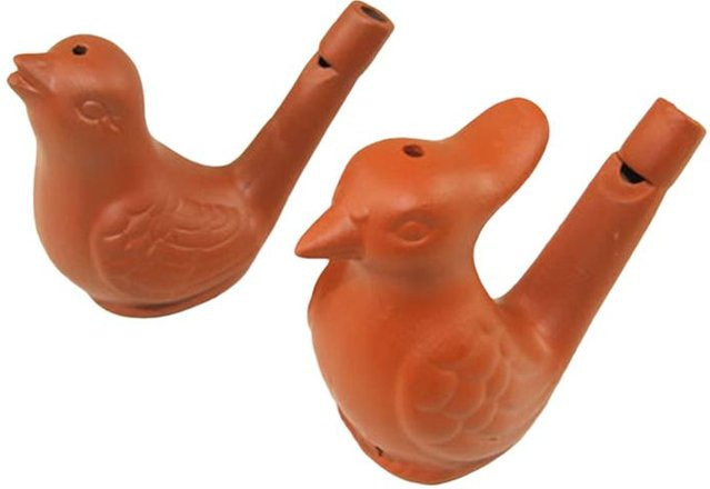 Kidsly Vogel Wasserpfeife, Keramikpfeife, Musikspielzeug - Bild 1