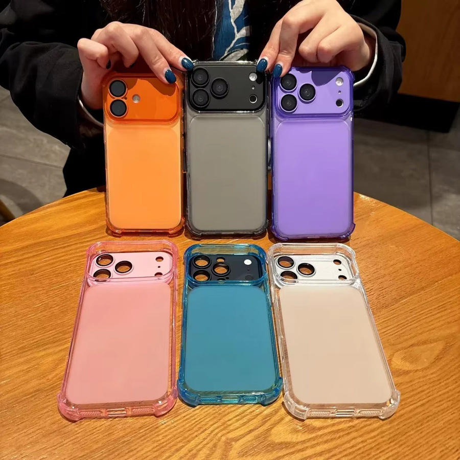 Luxuriöse TPU-Hülle für Apple iPhone mit abnehmbarem Linsenschutz in Purple - Bild 3