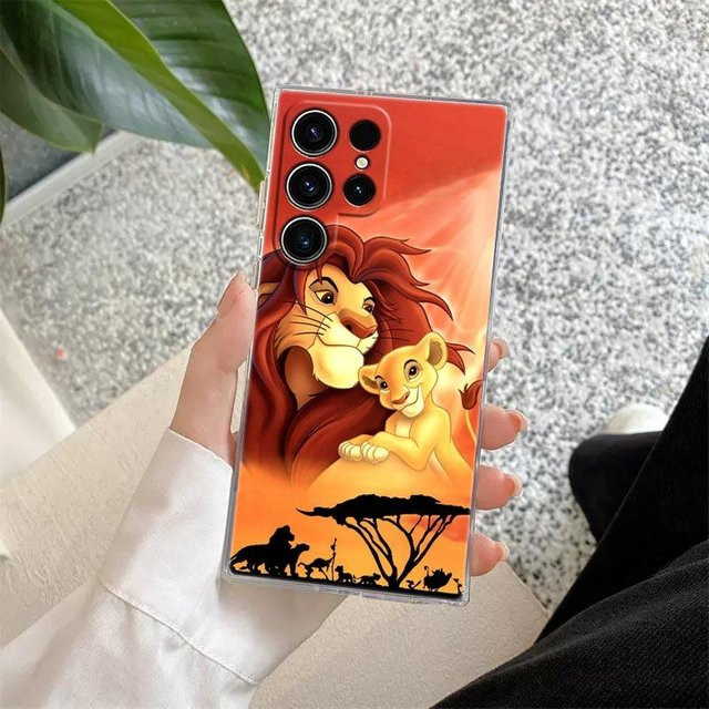 Disney Der König der Löwen transparente Schutzhülle für Samsung Galaxy S26 S25 S24 S23 S22 S21 S20 Ultra Plus FE 5G - Bild 1