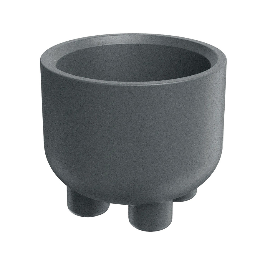 Prosperplast Blumentopf Molta Round Foot in Granit, Durchmesser: 40 cm, Höhe: 33 cm - Bild 2