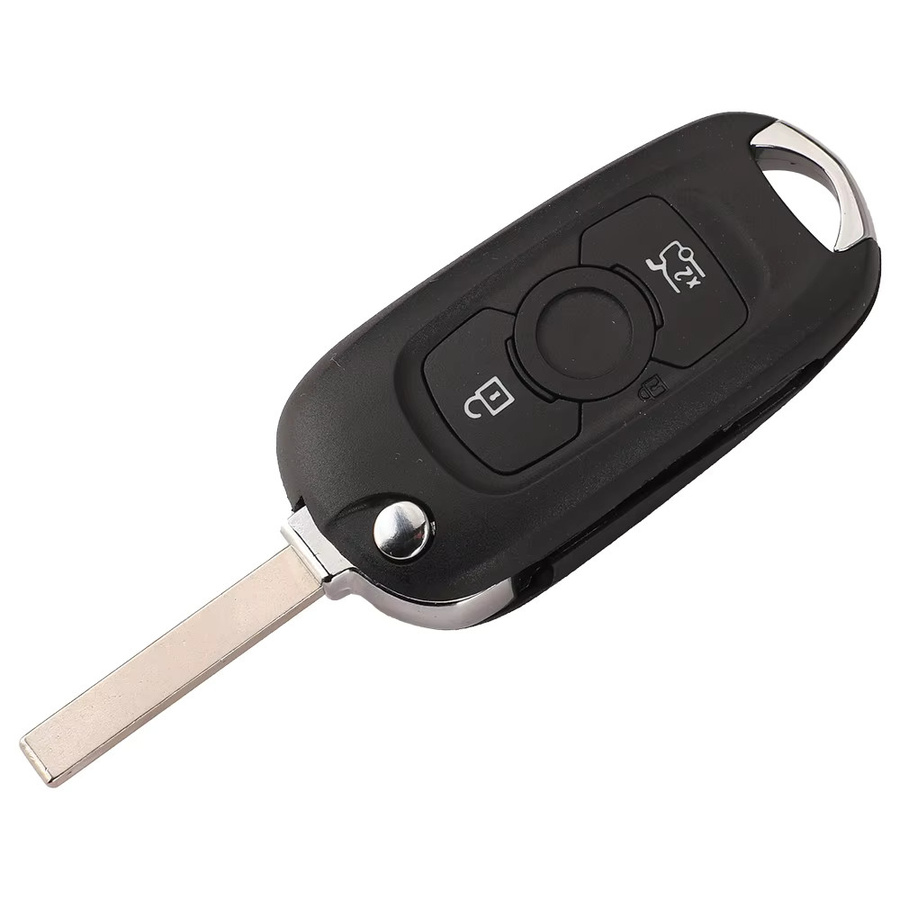 Jingyuqin Autoschlüssel-Fernbedienung für Opel Astra K und Vauxhall Astra K ab 2015 sowie Buick Excelle GT, Schwarz, 315/433MHz, ID46/PCF7941E - Bild 3