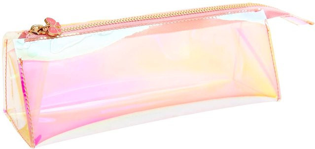 Rico Design Paper Poetry Etui in Rosa und Transparent mit Reißverschluss, B: 19,0 cm, H: 6,5 cm - Bild 1