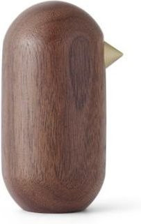 Normann Copenhagen Little Bird Tischdeko aus Holz in Braun - Bild 1