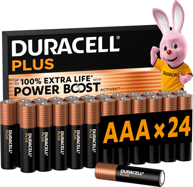 Duracell Plus AAA-Batterien, 24 Stück, Multicolor - Bild 1