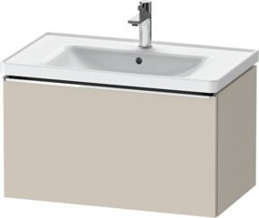 Duravit Waschtischunterschrank D-Neo wandhängend in Beige matt, B: 78,4 cm, T: 45,2 cm, H: 44,0 cm - Bild 1