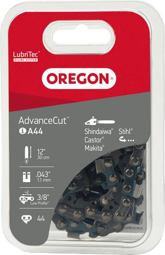 OREGON Halbmeißelzahn-Ersatzkette, 44 TG, 300 mm, grau - Bild 1