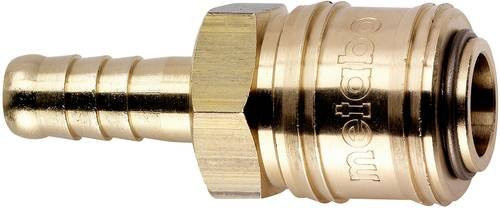 Metabo Schnellanschlusskupplung mit 9 mm Tülle aus Messing in Gold - Bild 1