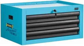 Hazet Aufsatzkoffer 178NK-3 mit 3 flachen Schubladen in Blau B/T/H: 52,7 x 34,8 x 8,0 cm - Bild 1