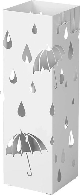 Songmics Regenschirmständer Patsy aus Metall in Weiß - Bild 1