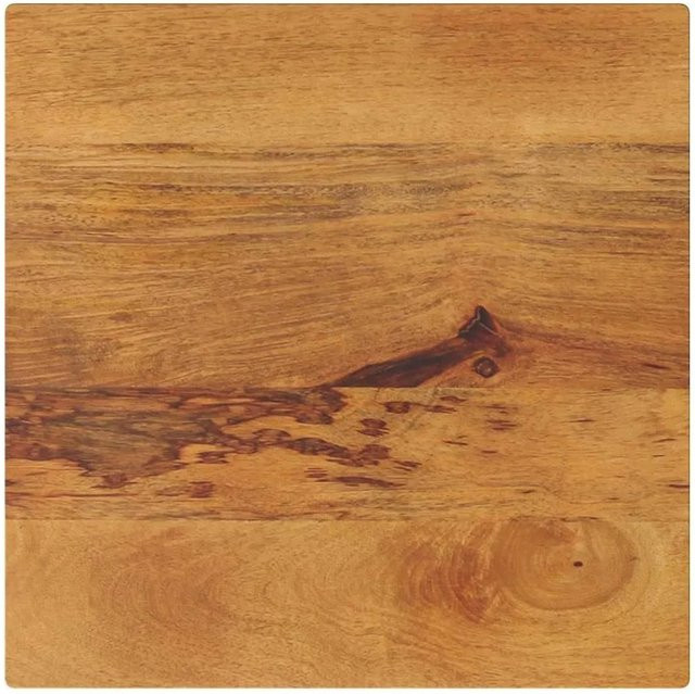 vidaXL Tischplatte aus Massivholz Mango in Braun, Quadratisch, B/T/H: 60 x 60 x 2,5 cm - Bild 1