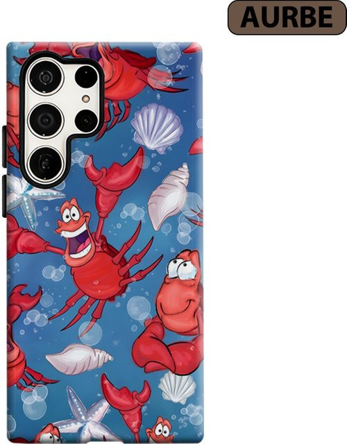 Sebastian's Sea Party Handyhülle für Samsung Galaxy S26 S25 S24 S23 Ultra Plus Stoßfeste Doppelschicht Robuste Rückabdeckung Multicolour - Bild 1