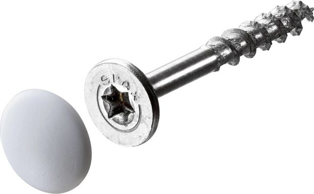 Hettich Korpusverbindungsschrauben Set mit Abdeckkappen Torx T20 für 16 mm, 20-teilig, Silber - Bild 1