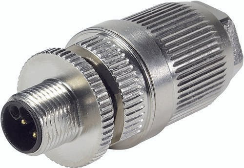 Harting Kabelsteckverbinder 21032961506 in Schwarz und Silber mit 4 Polen - Bild 1