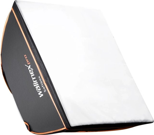 Walimex Pro Softbox Orange Line in Schwarz, Orange und Weiß, B/T/H: 90 x 90 x 90 cm - Bild 1