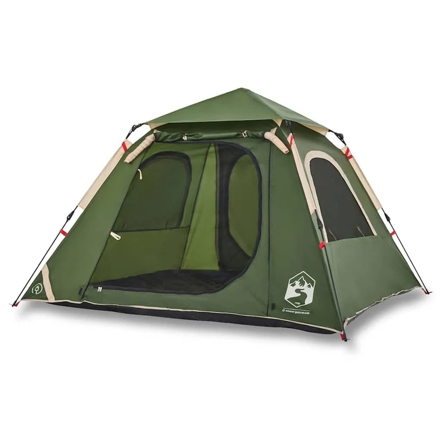 Furnicato Campingzelt Kuppelzelt in Grün, H x B x T: 140 x 210 x 210 cm - Bild 2