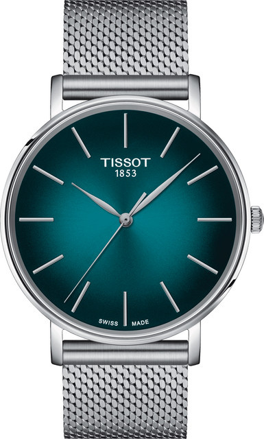 Tissot Armbanduhr, Quarz, Edelstahl, Grün, 40 mm, Unisex - Bild 1