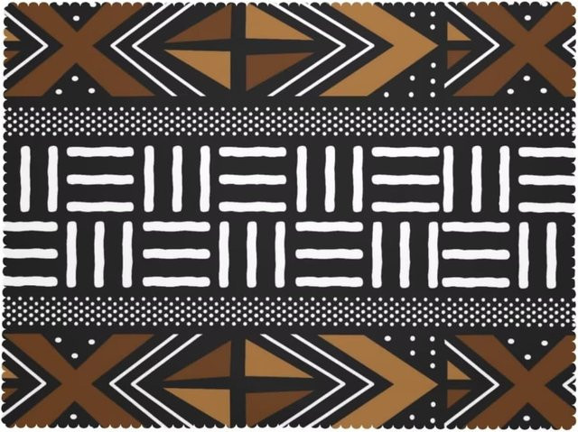 Rechteckige Tischdecke von JMG Household Supplies mit afrikanischem Stammesmuster in Multicolour, B/B: 140 x 200 cm - Bild 1