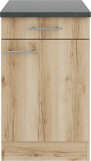 OPTIFIT Livorno290 Küchen-Unterschrank in Wildeiche Nachbildung, Breite: 50 cm - Bild 1