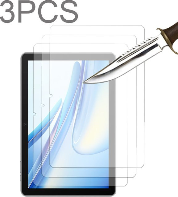 3 Stück Glas-Displayschutzfolien für Blackview Tab 70 Wifi 10,1 Zoll, transparent - Bild 1