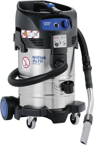 Nilfisk ATTIX 40-0M PC TYPE 22 Nass-/Trockensauger in Grau mit 1400W, 37l und halbautomatischer Filterreinigung, antistatisch - Bild 1