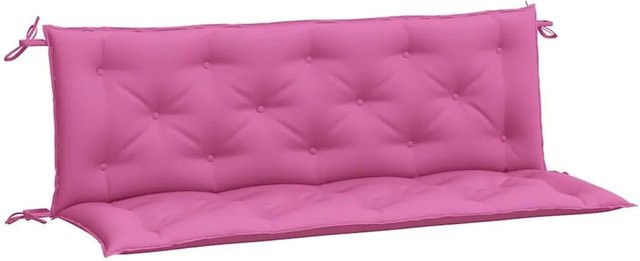 vidaXL Gartenbank-Auflagen 2er Set Rosa, UV-beständig und wasserabweisend, B/T/H: 150 x 50 x 7 cm - Bild 1