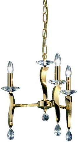 Brumberg Pendelleuchte Gold/Messing mit E14 Glühlampe - Bild 1