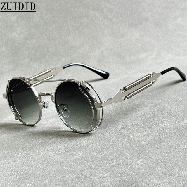 ZUIDID Sonnenbrille, Rund, Vollrand, Metal, Unisex - Bild 1