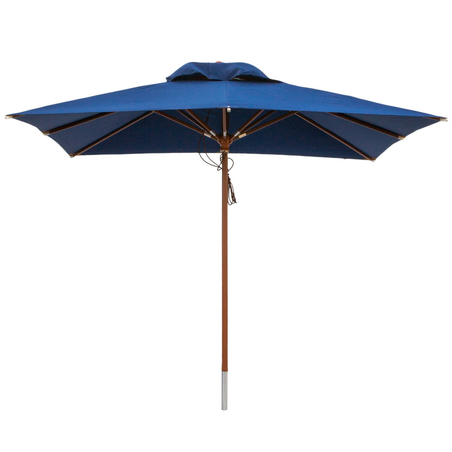 anndora Sonnenschirm eckig in Navy Blau mit UV-Schutz und Winddach, B/T: 300 x 300 cm - Bild 1