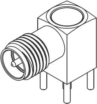 Molex 733910320 SMA-Steckverbinder Buchse 50 Ohm in Gold - Bild 1