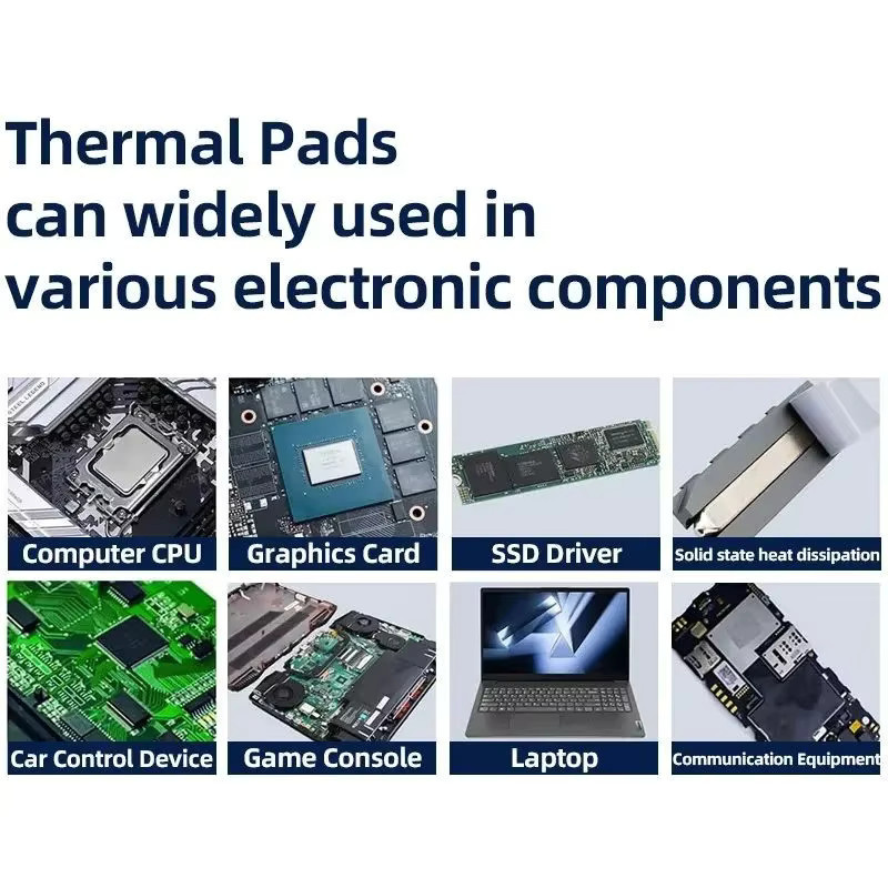 LDOCSJ Wärmeleitpad 24W/MK Grau für GPU CPU Kühlkörper und elektronische Komponenten - Bild 5