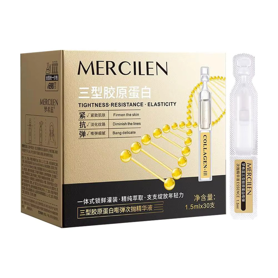 Mercilen Typ3 Kollagen Ampullen-Serum mit Hyaluronsäure, Unisex - Bild 3