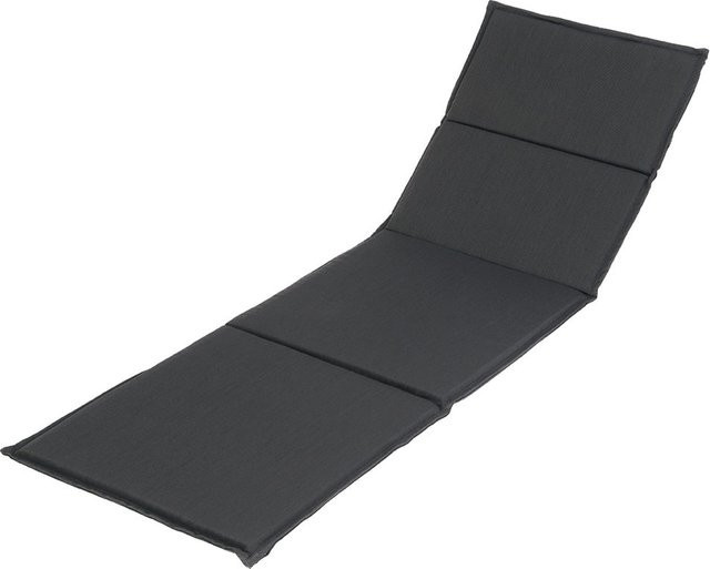 Stern Universal Liegenauflage aus 100% Polyacryl in Schiefergrau, B/T/H: 200 x 74 x 2 cm - Bild 1