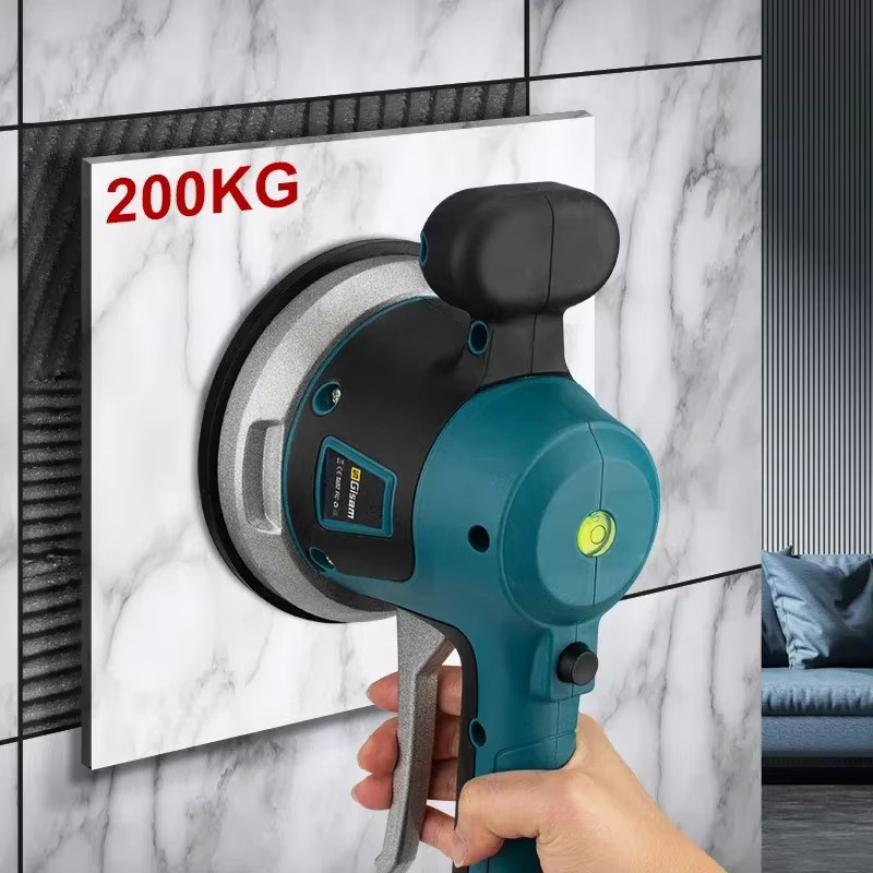 G perfil Fliesen-Vibrator Makita 18V Akku, automatische Fliesennivellierung mit 6 Geschwindigkeiten, Blau - Bild 2