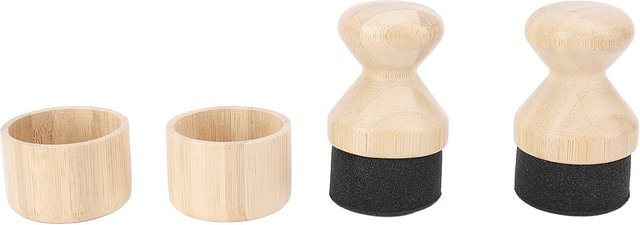 CosyHome 2er-Pack Schneidebrettöl Wachs Applikator und Schwamm-Set in Multicolour - Bild 1