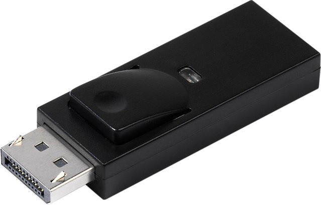 Vivanco DisplayPort zu HDMI Adapter in Schwarz (45295) - Bild 1