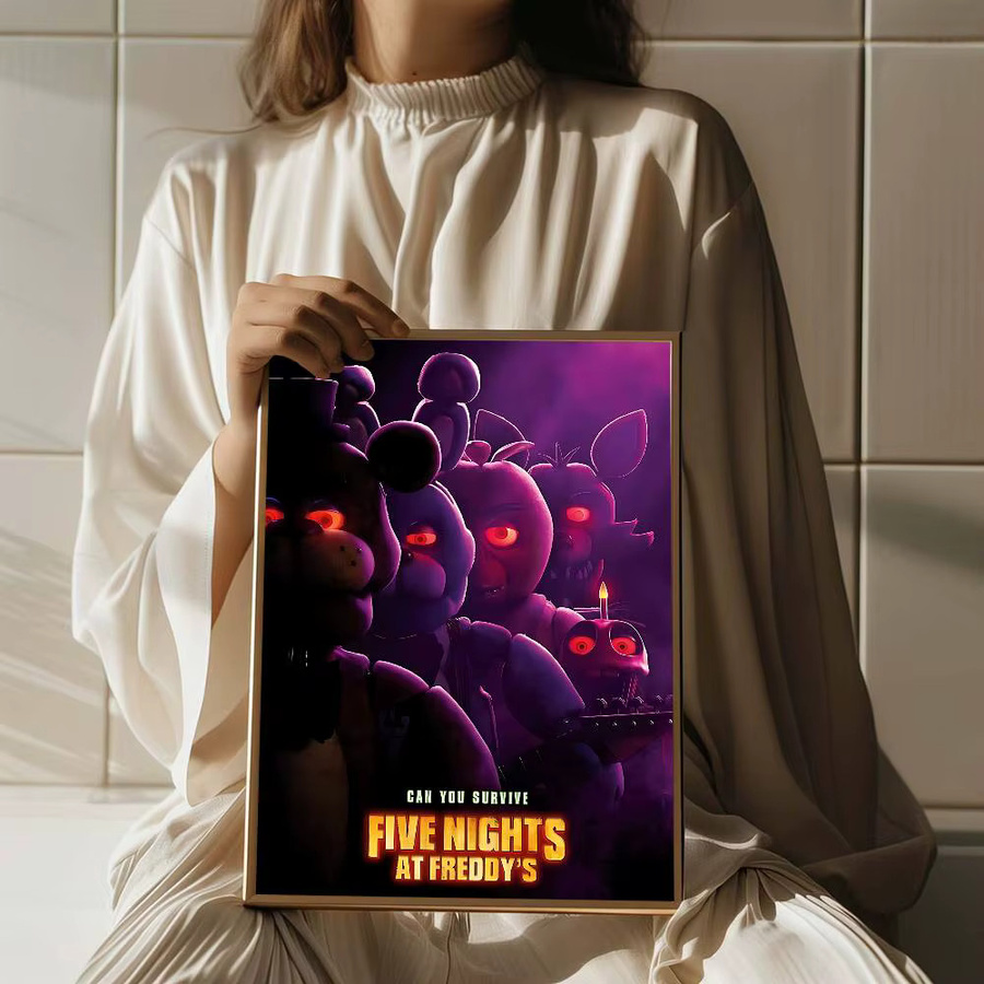 Beast Kingdom FNaF Five Nights At Freddy's Selbstklebendes Kunstposter, Mehrfarbig, Rechteckig - Bild 5