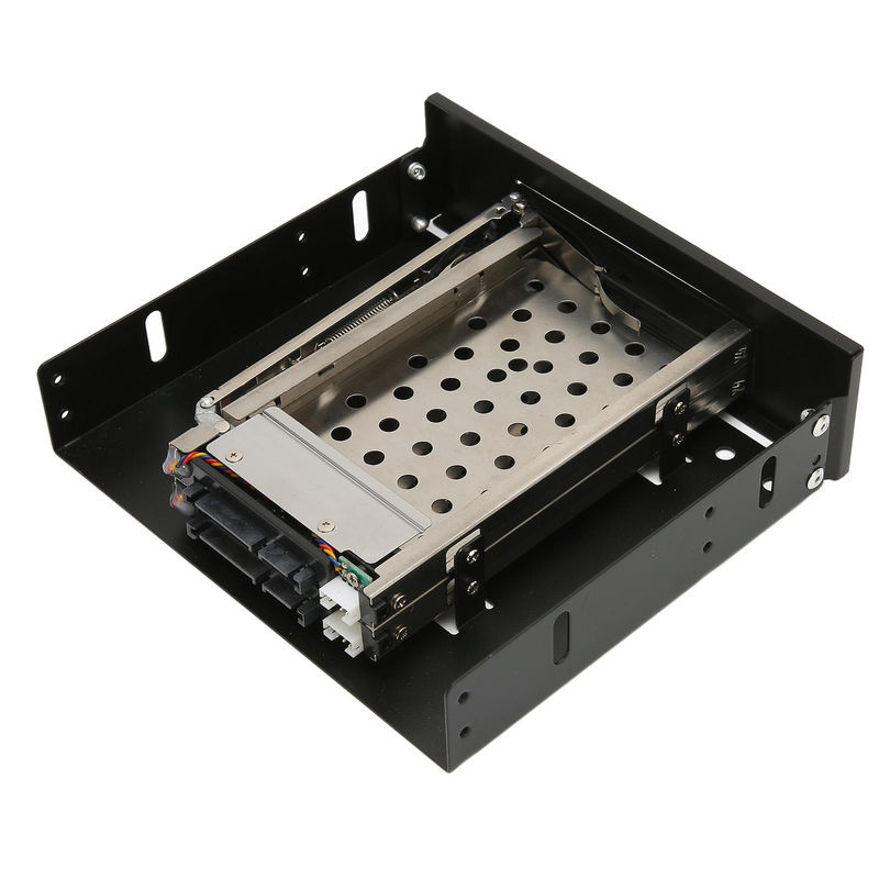 DIYelecs Dual-Bay 2,5 Zoll Internes HDD-Gehäuse mit SATA-Schnittstelle, Schwarz - Bild 4