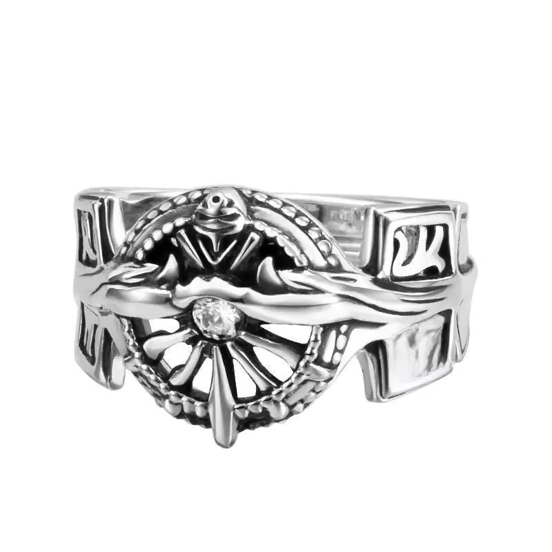 Brdwn Ring, Silber, Kristall, Unisex, verstellbar - Bild 3
