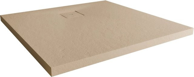 Breuer Duschwanne Modern Line aus Mineralguss in Sandstein, quadratisch, B/T: 90 x 90 cm - Bild 1