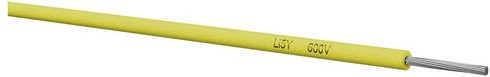 Kabeltronik Schaltlitze Li5Y 1 x 0,38 mm² Gelb 250 m - Bild 1