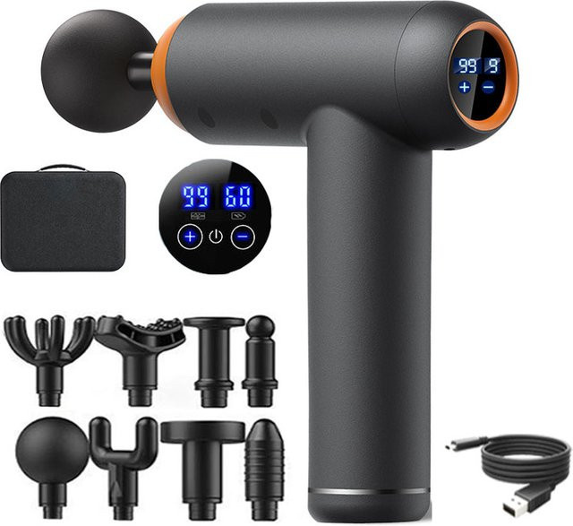 OWJHE Massagepistole, Schwarz, Unisex - Bild 1