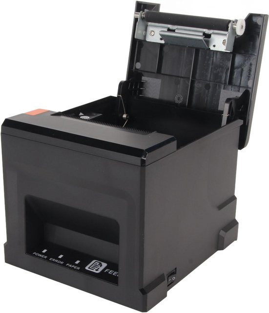 Honor Electronics Thermo-POS-Belegdrucker mit USB- und Ethernet-Schnittstelle, 80 mm, Schwarz - Bild 1