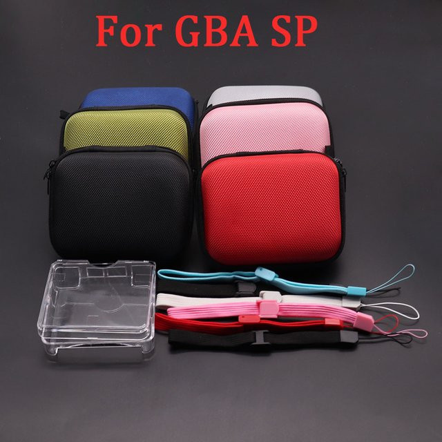 Transparente Schutzhülle mit verstellbarem Handseil für GBA SP Spielkonsole in Retro-Design - Bild 1