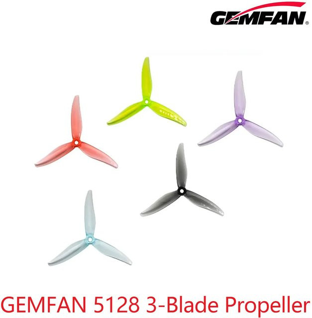 Gemfan 5128 3-Blatt-Propeller, 2 Paar - Bild 1